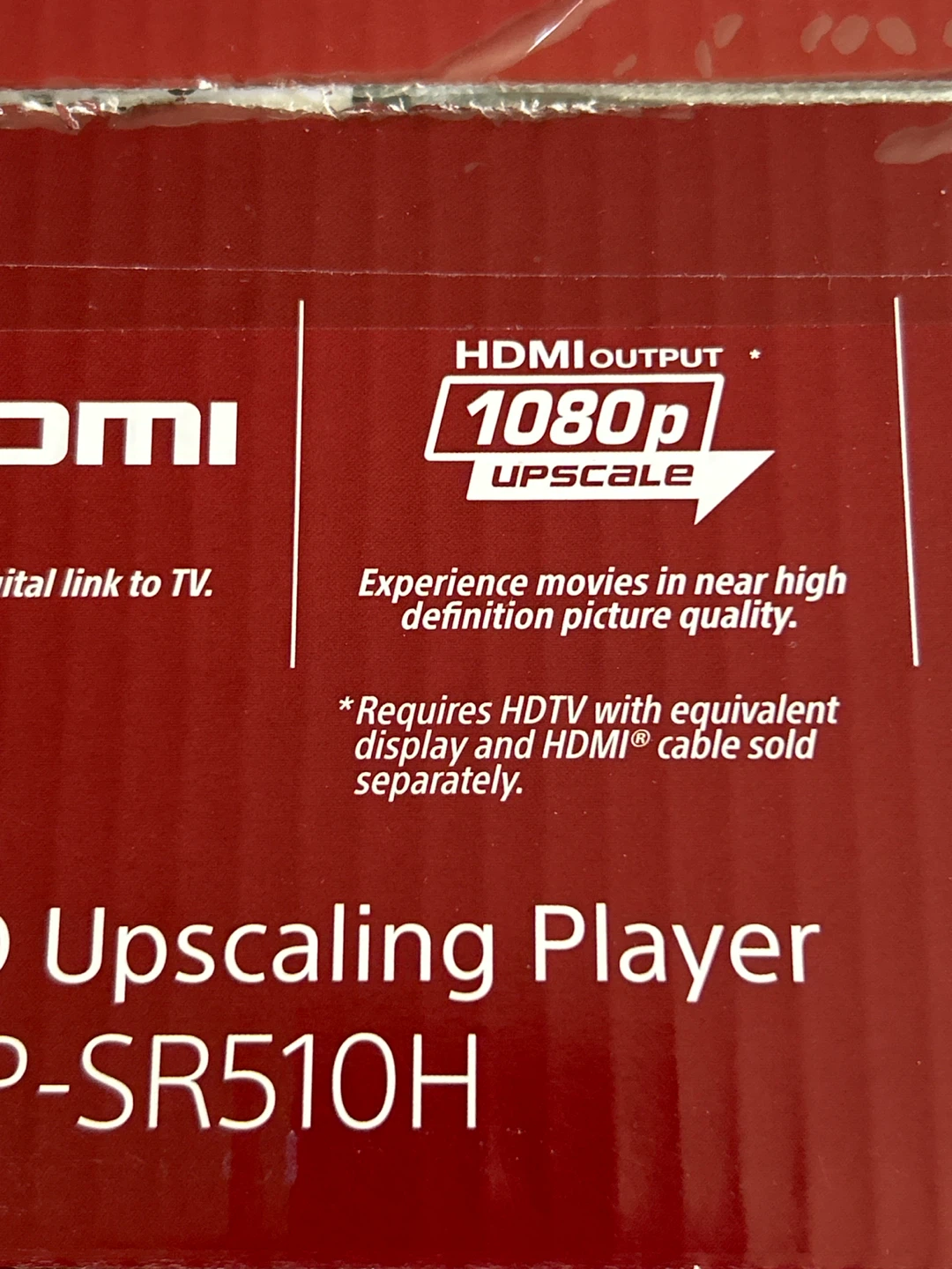 Sony DVD Upscaling Player DVP-SR510H - photo 5