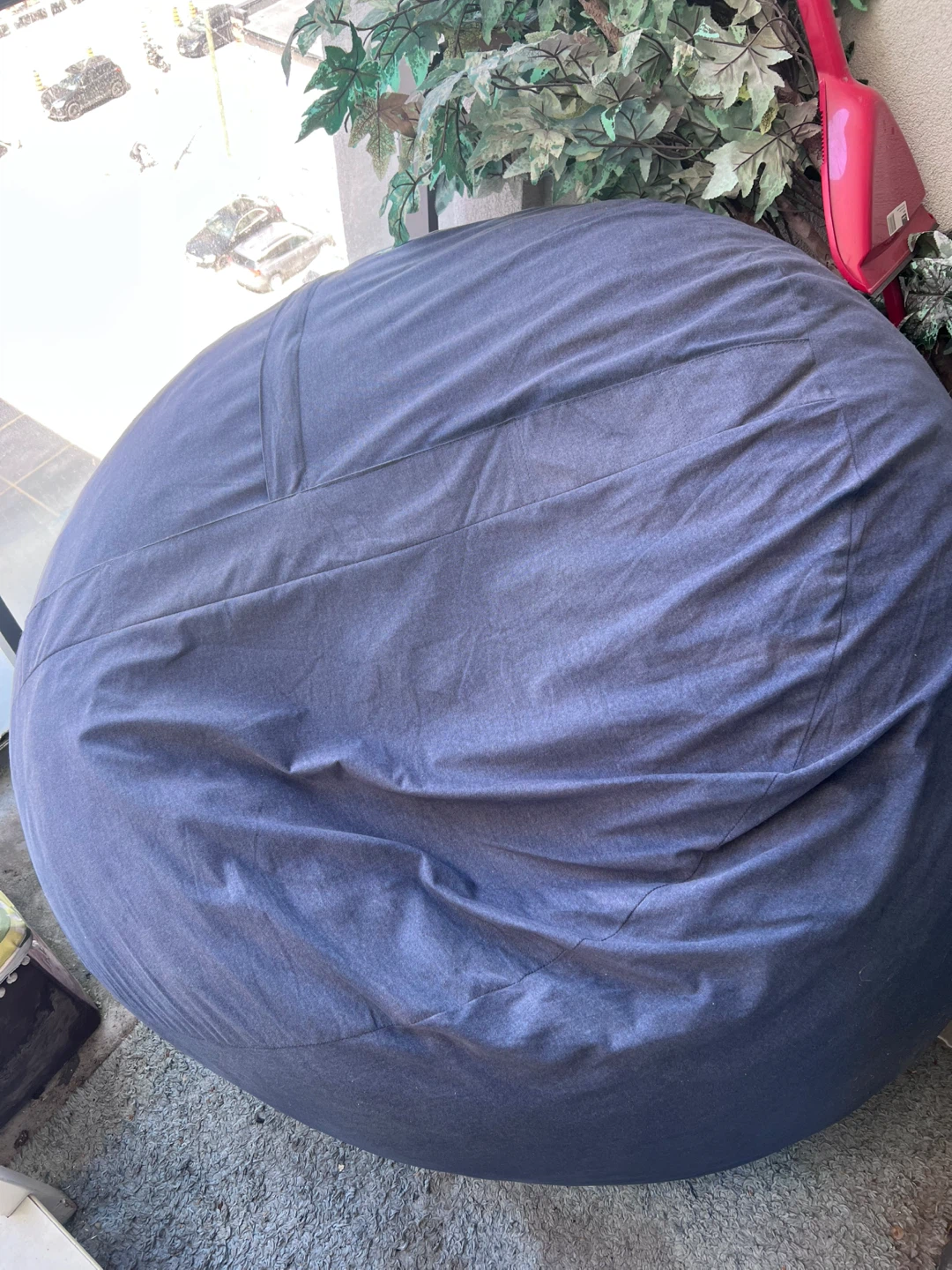 XL Navy Blue Bean Bag Chair