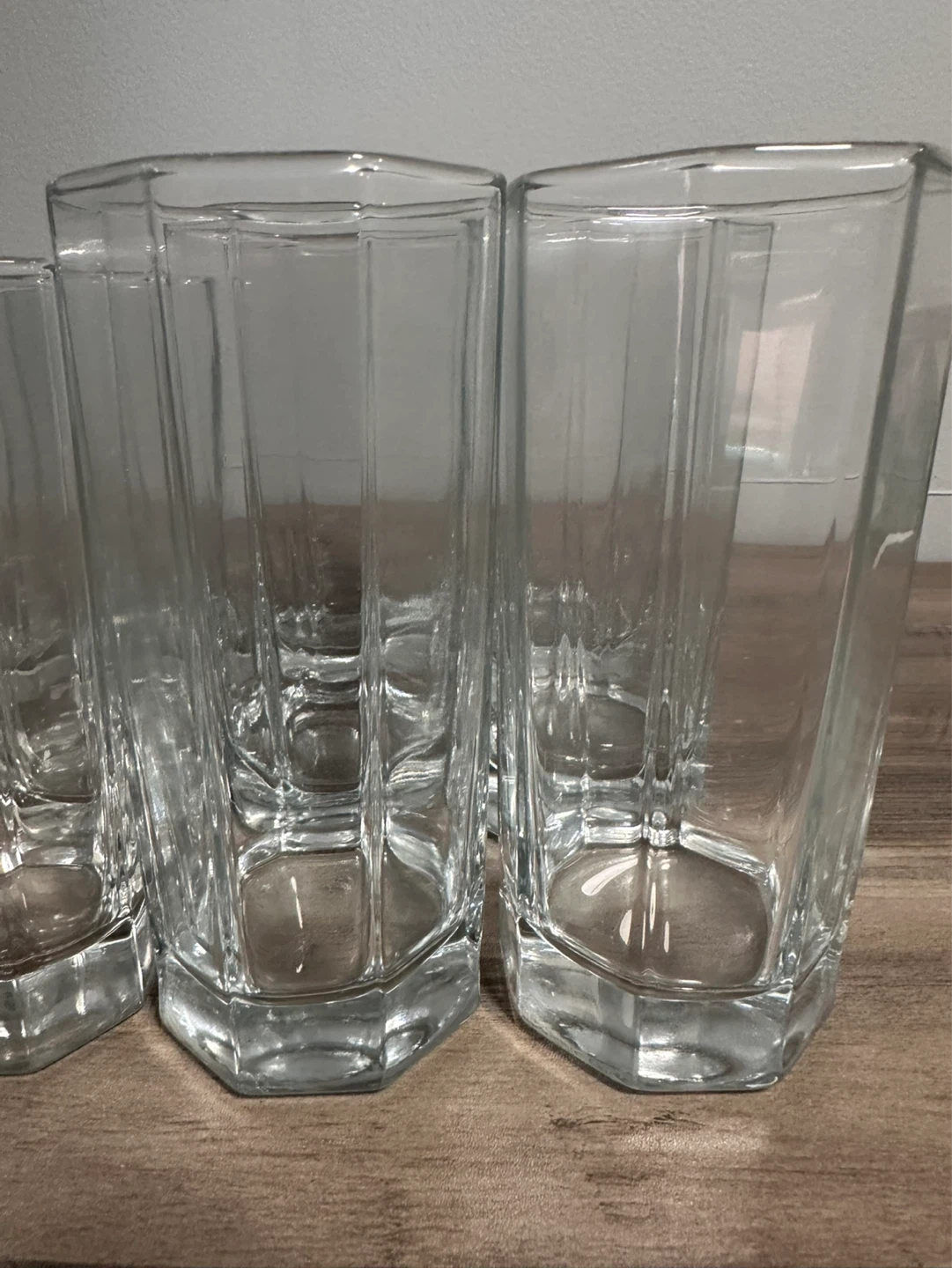 Set of 18 vintage  Assorted Clear Glass Tumblers - photo 4
