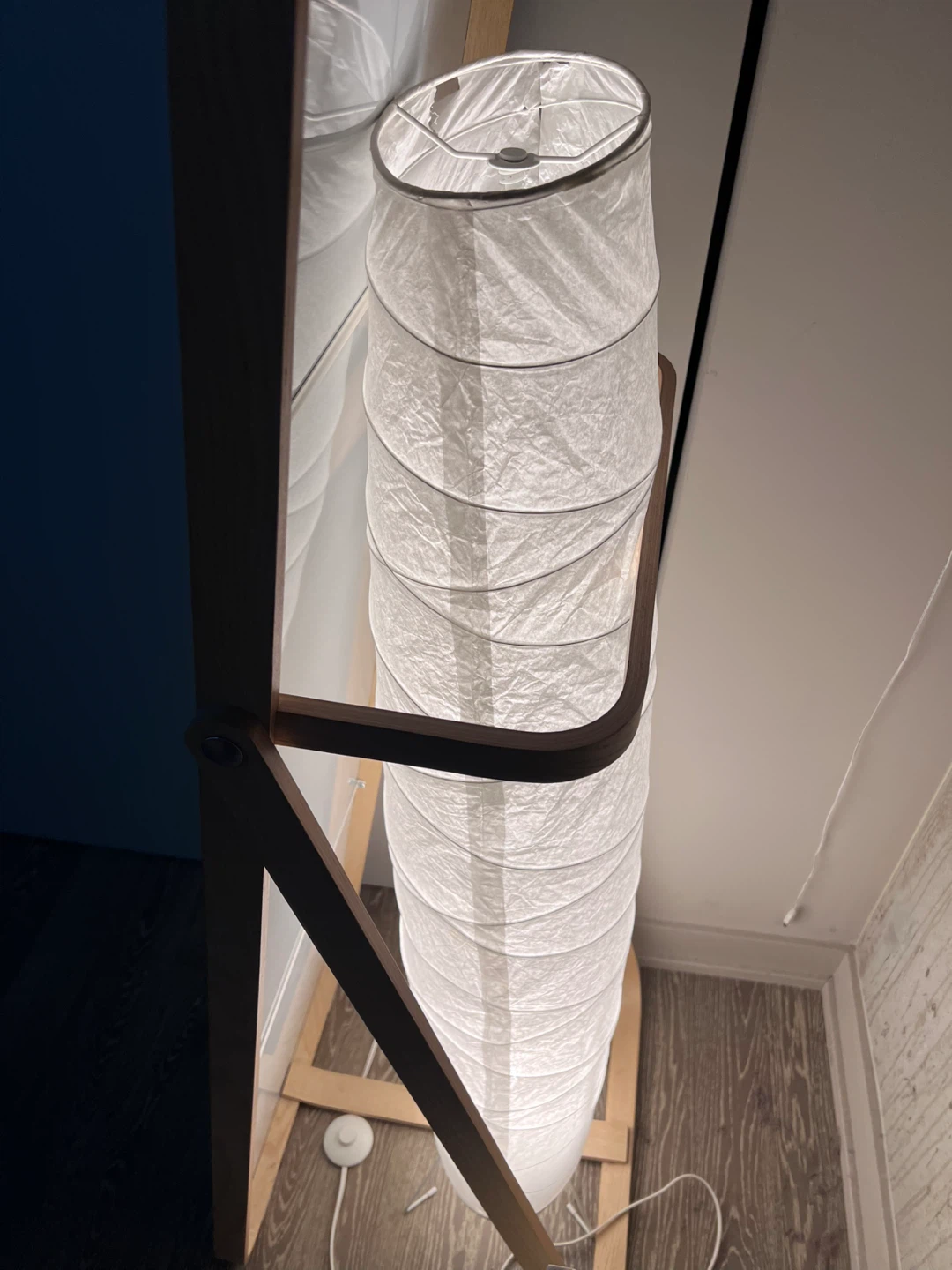 Modern White Paper Floor Lamp