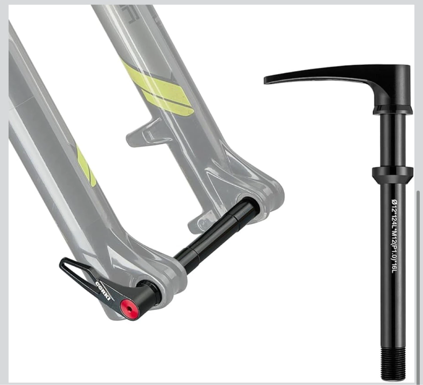 GORKI CYCLES Thru Axle 12x123L