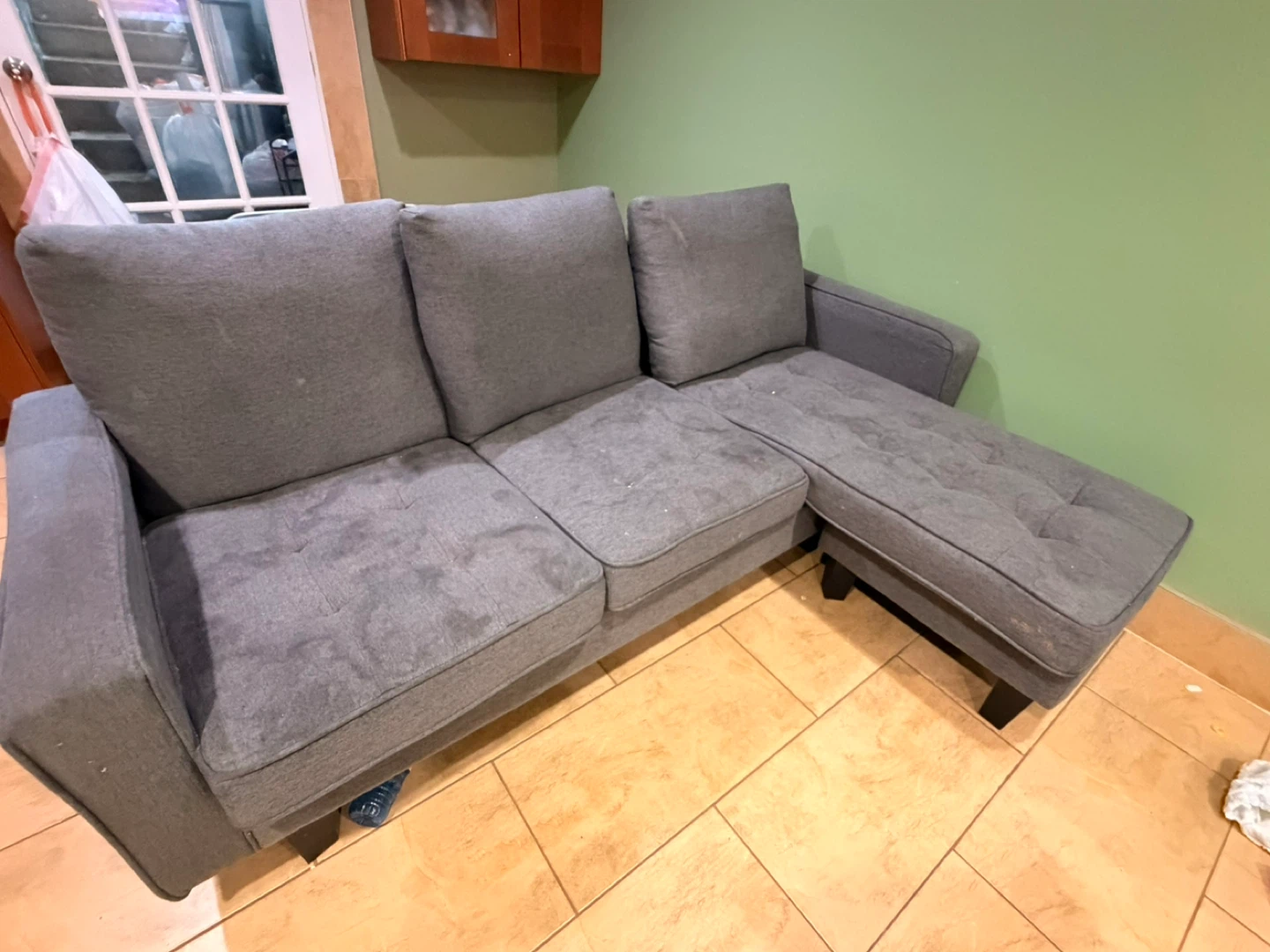 Grey Sectional Sofa - photo 3