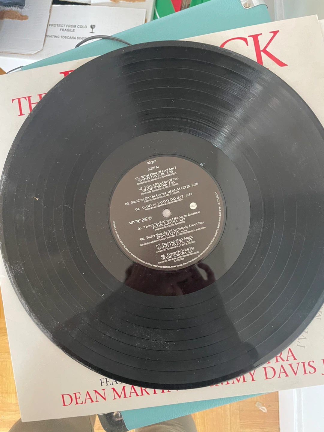 The Rat Pack Greatest Hits Vinyl Record - photo 4