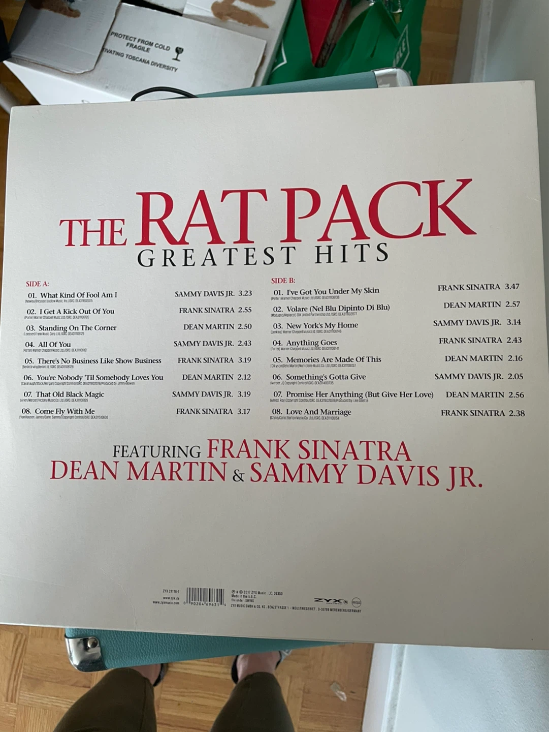 The Rat Pack Greatest Hits Vinyl Record - photo 2
