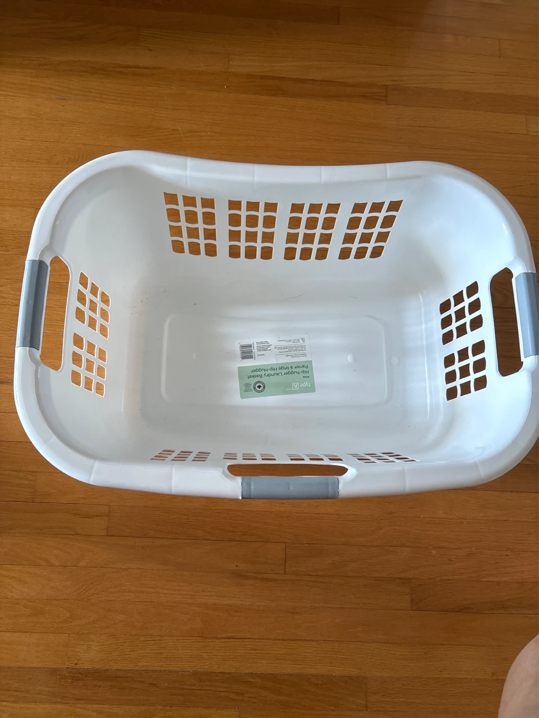 Hip-Hugger Laundry Basket