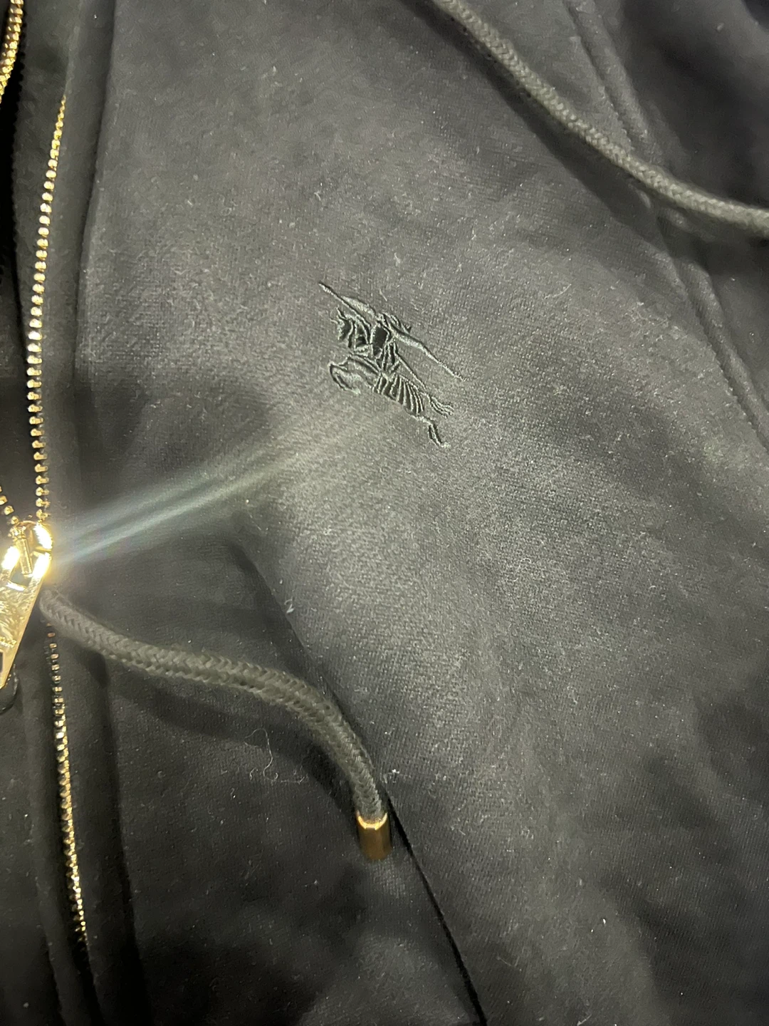Burberry Black Full-Zip Hoodie - photo 4