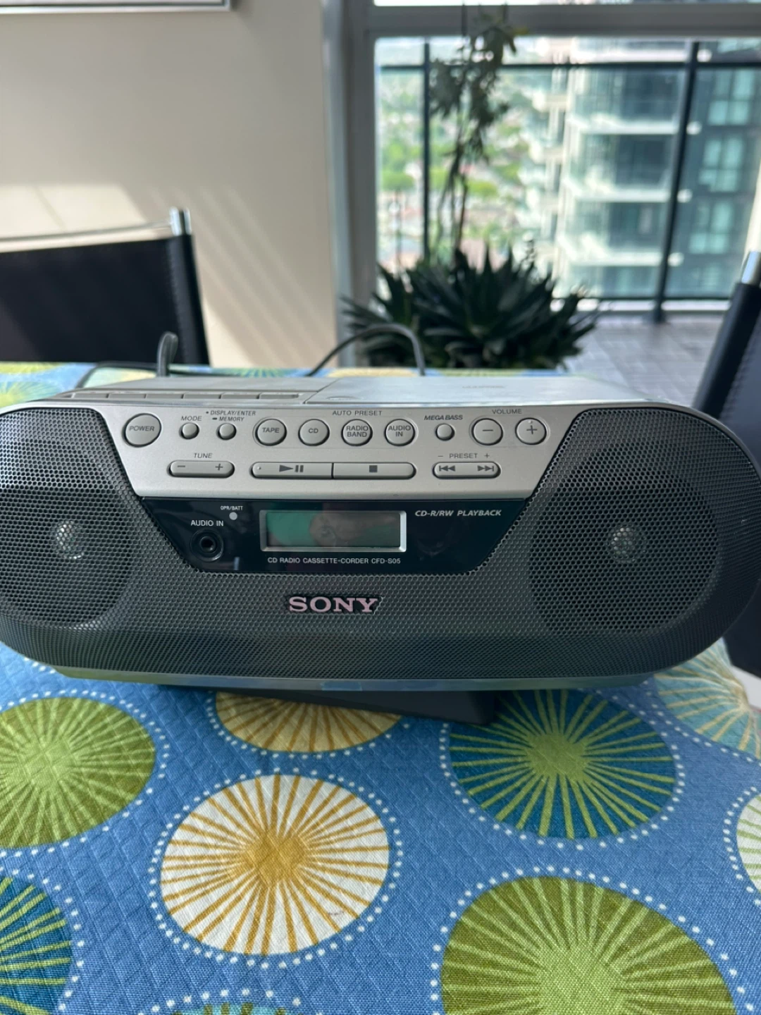 Sony CD Radio Cassette-Corder CFD-S50 Boombox