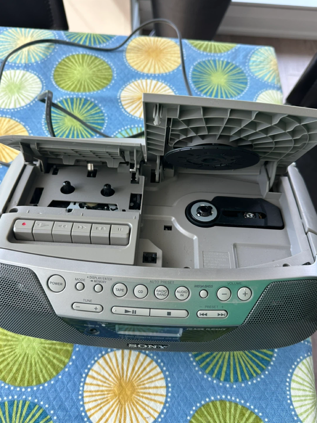 Sony CD Radio Cassette-Corder CFD-S50 Boombox - photo 4