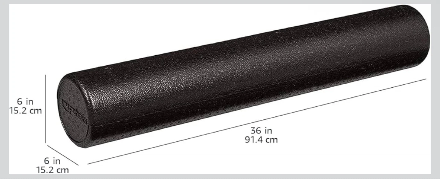 Black Foam Roller - 36 inch