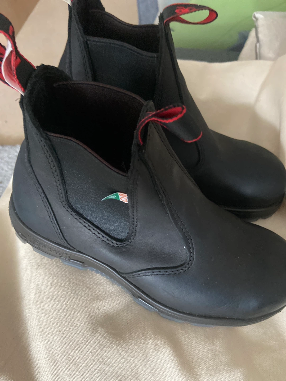 Blundstone Black Leather Pull-On Boots Size 7 (US 8)