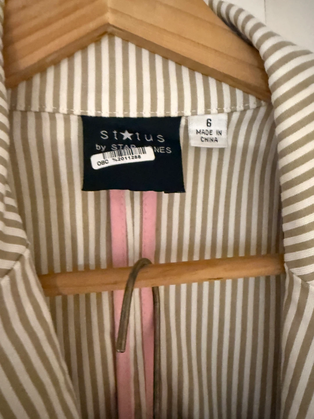 Status by Star Jones Striped Blazer and Skirt Set - Size 6 - photo 4