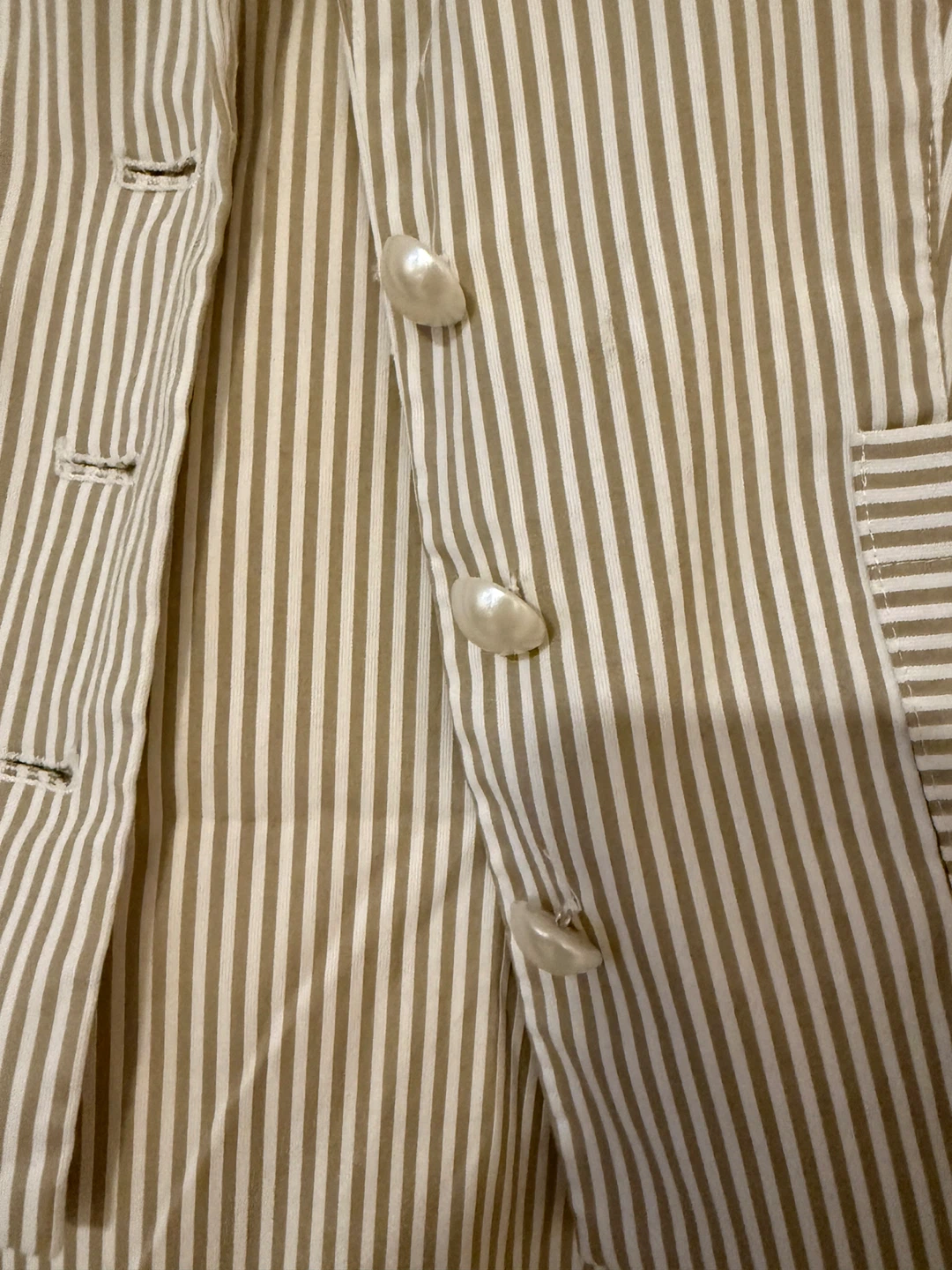 Status by Star Jones Striped Blazer and Skirt Set - Size 6 - photo 3