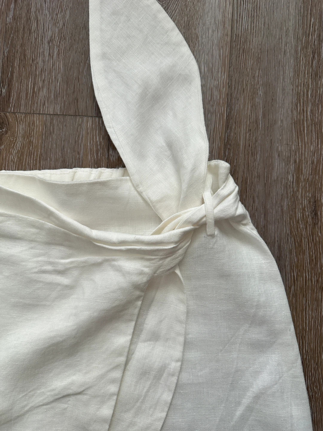 MANGO Linen Wrap Skirt - photo 5