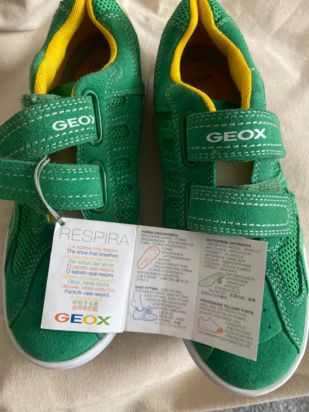 Geox Respira Green Sneakers - Size 2.5 UK / 35 EUR - photo 3