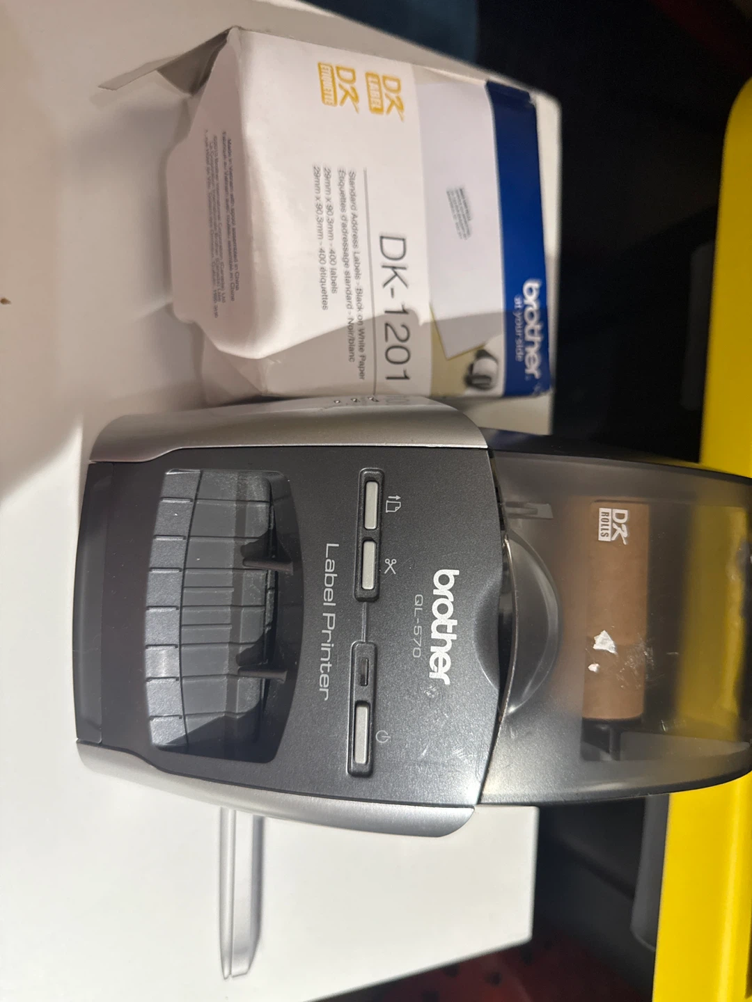 Brother QL-570 Label Printer with DK-1201 Labels
