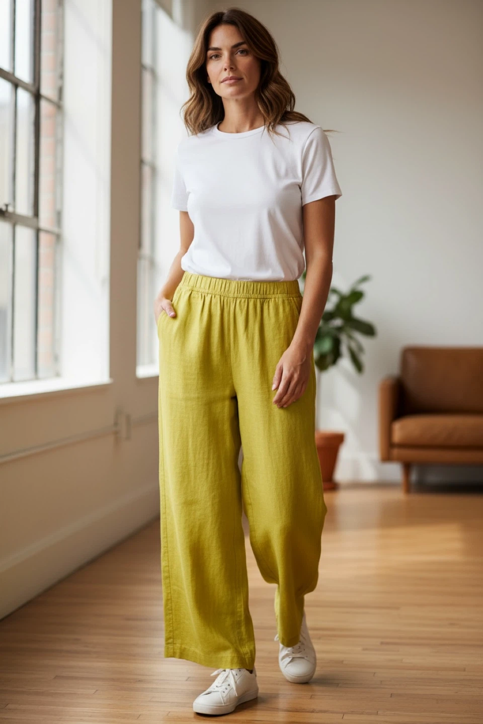 Tahari Women's wide leg pant
