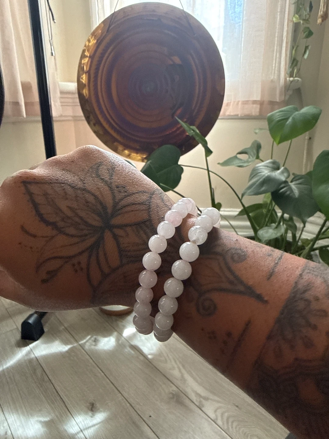 Rose Quartz Beaded Bracelet - photo 2