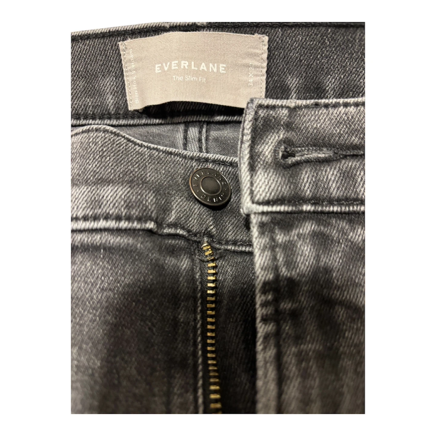 Everlane The Slim Fit Jeans - Charcoal Grey - photo 3