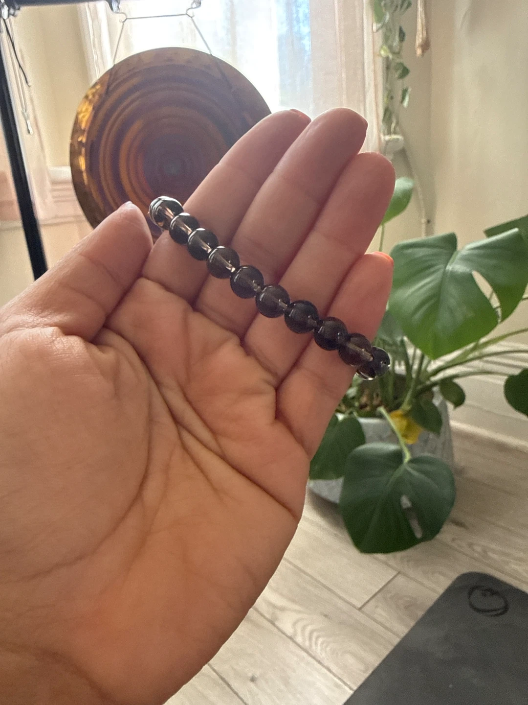 Smoky Quartz Beaded Bracelet