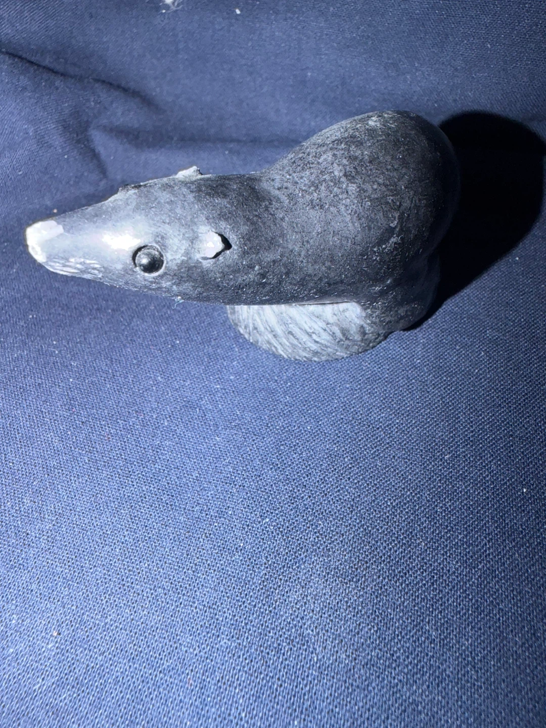 The Wolf Sculptures Hand Carved Stone Animal Figurine - photo 2
