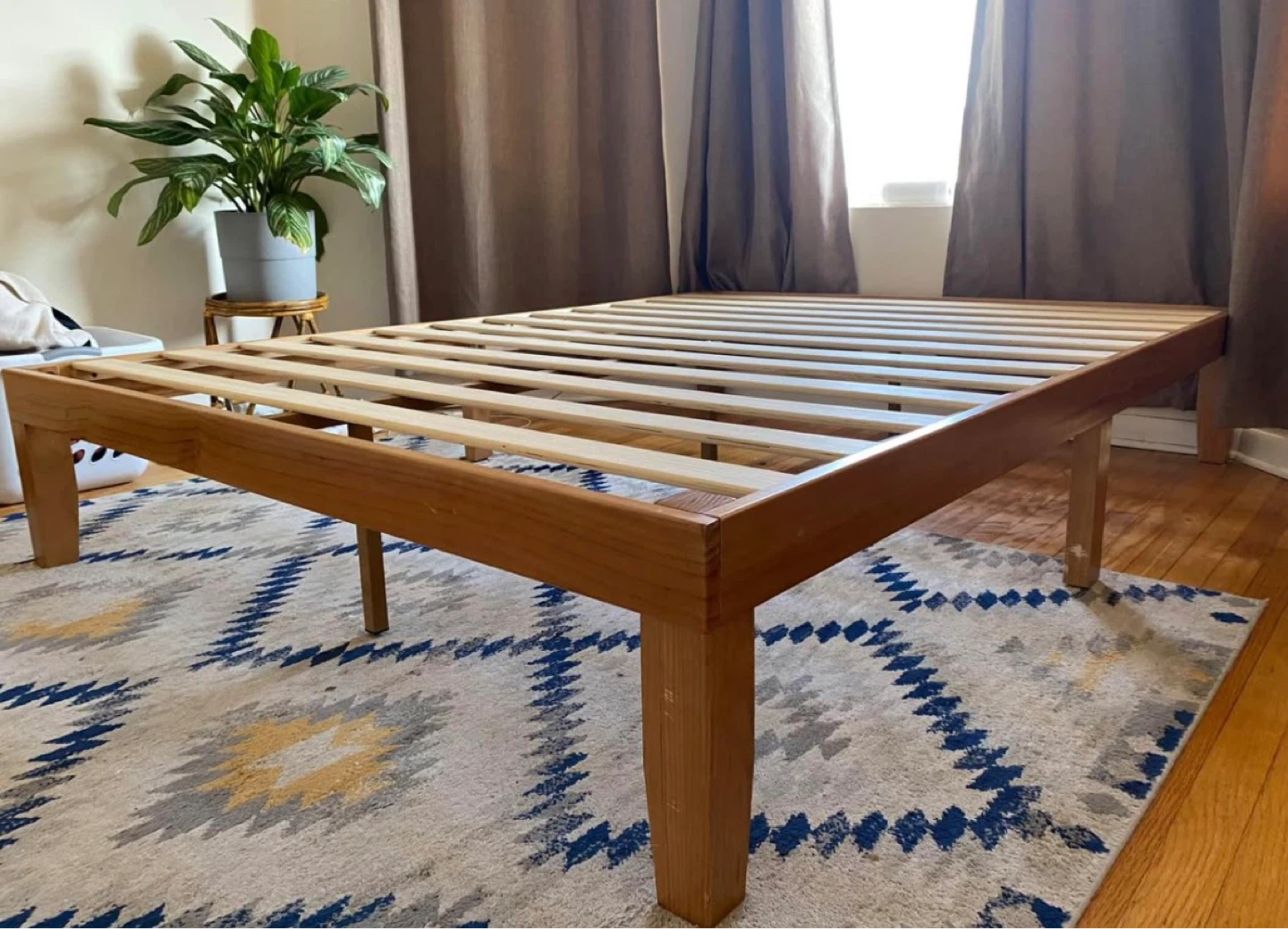 Queen Zinus Wood Platform Bed Frame - delivery available!