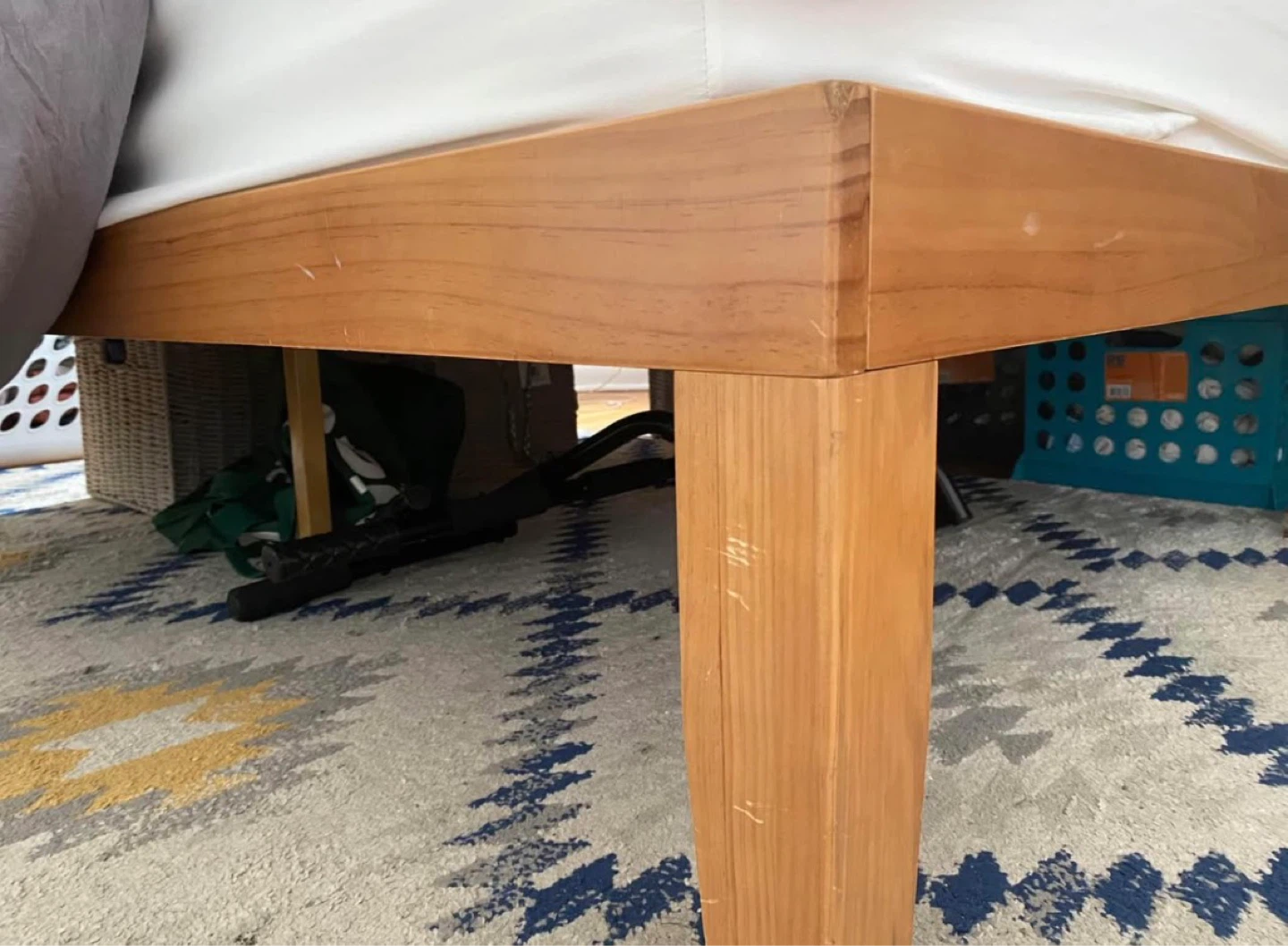 Queen Zinus Wood Platform Bed Frame - delivery available! - photo 2