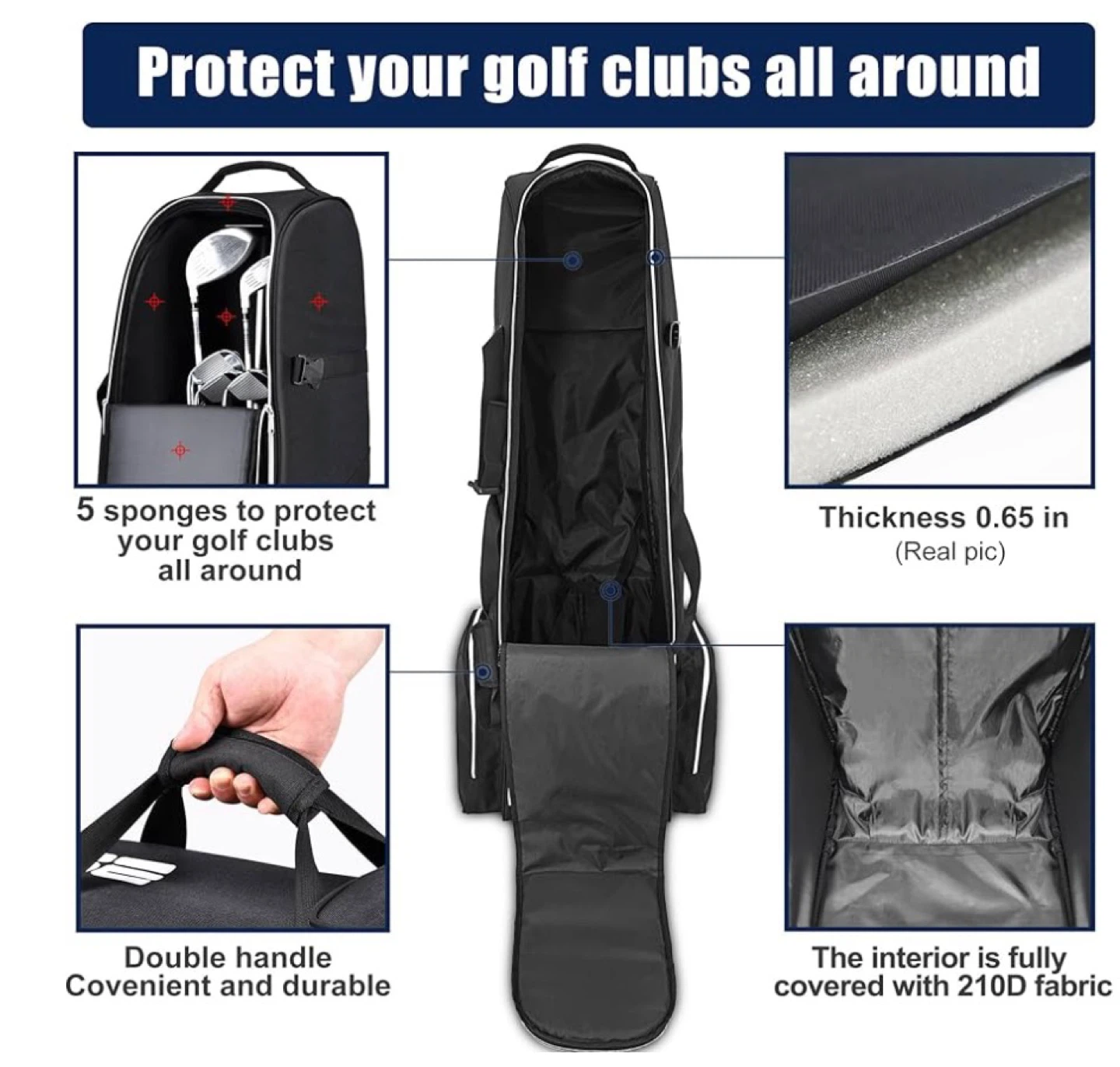 PARTAGE Golf Travel Bag - photo 4