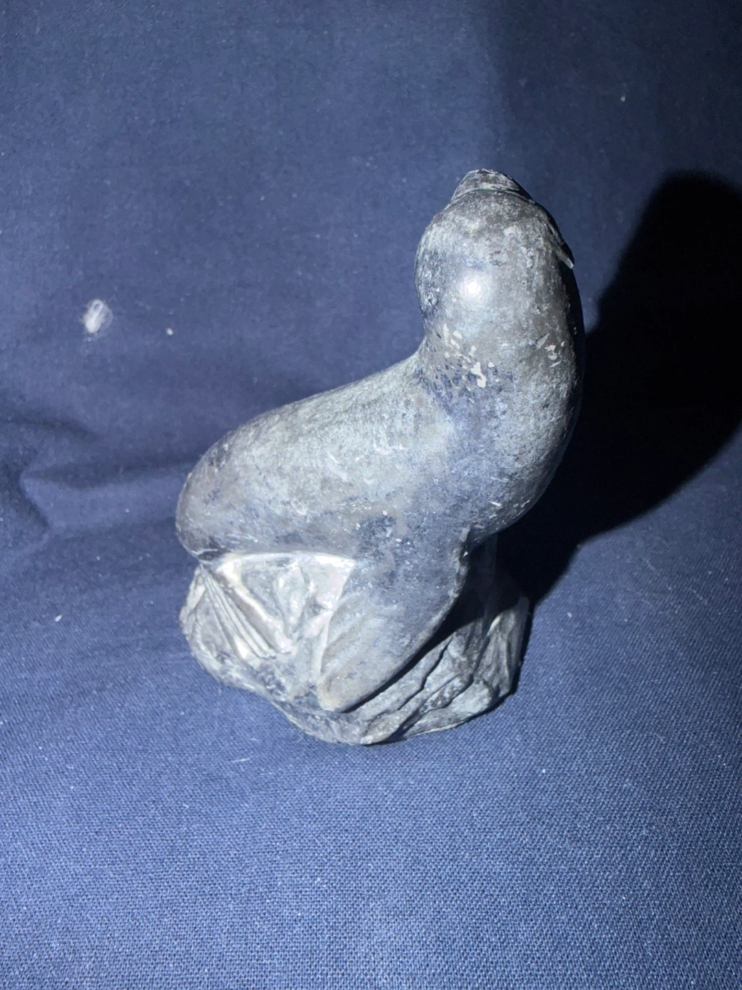 The Wolf Sculptures Seal Soapstone Figurine - photo 3