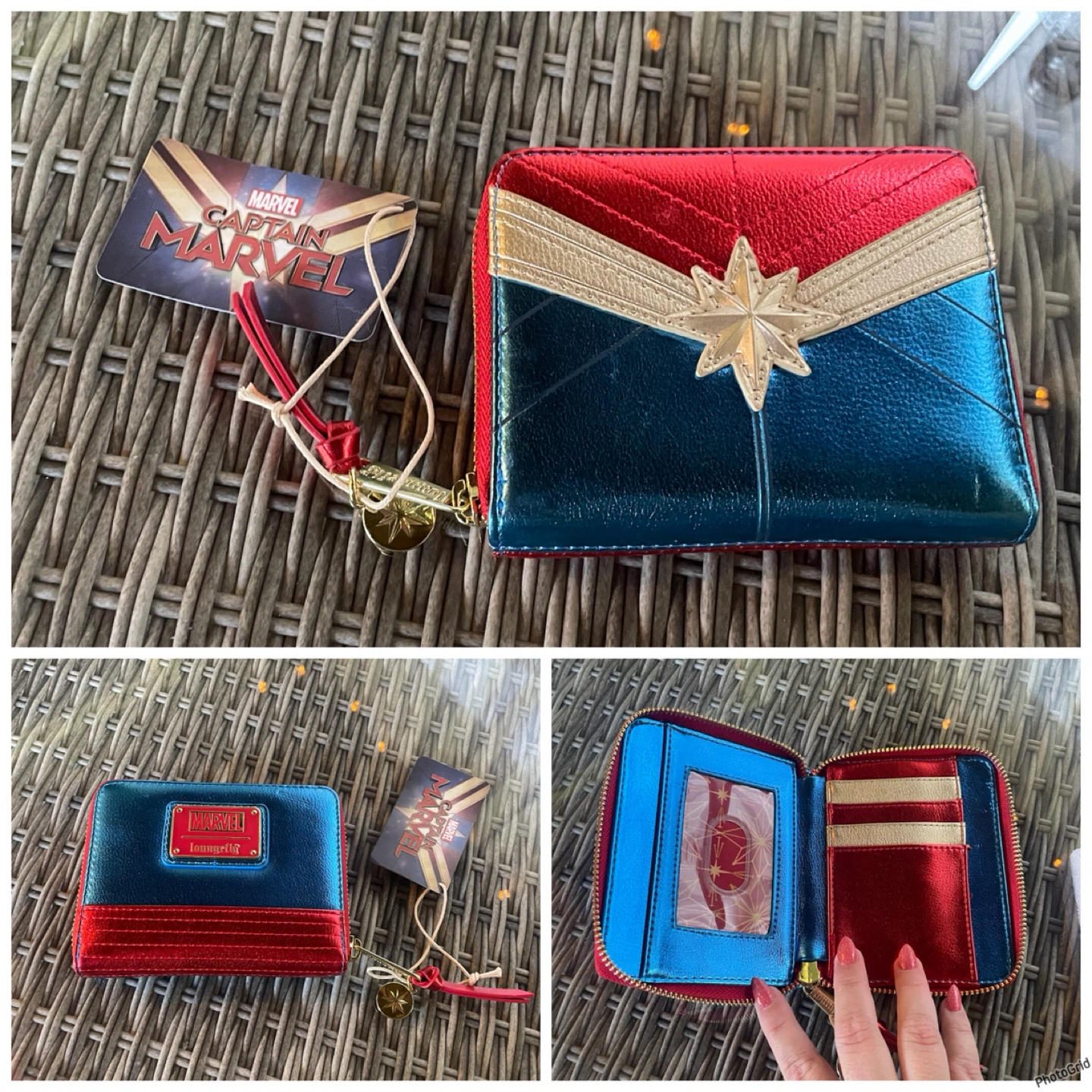 Marvel Loungefly captain marvel wallet