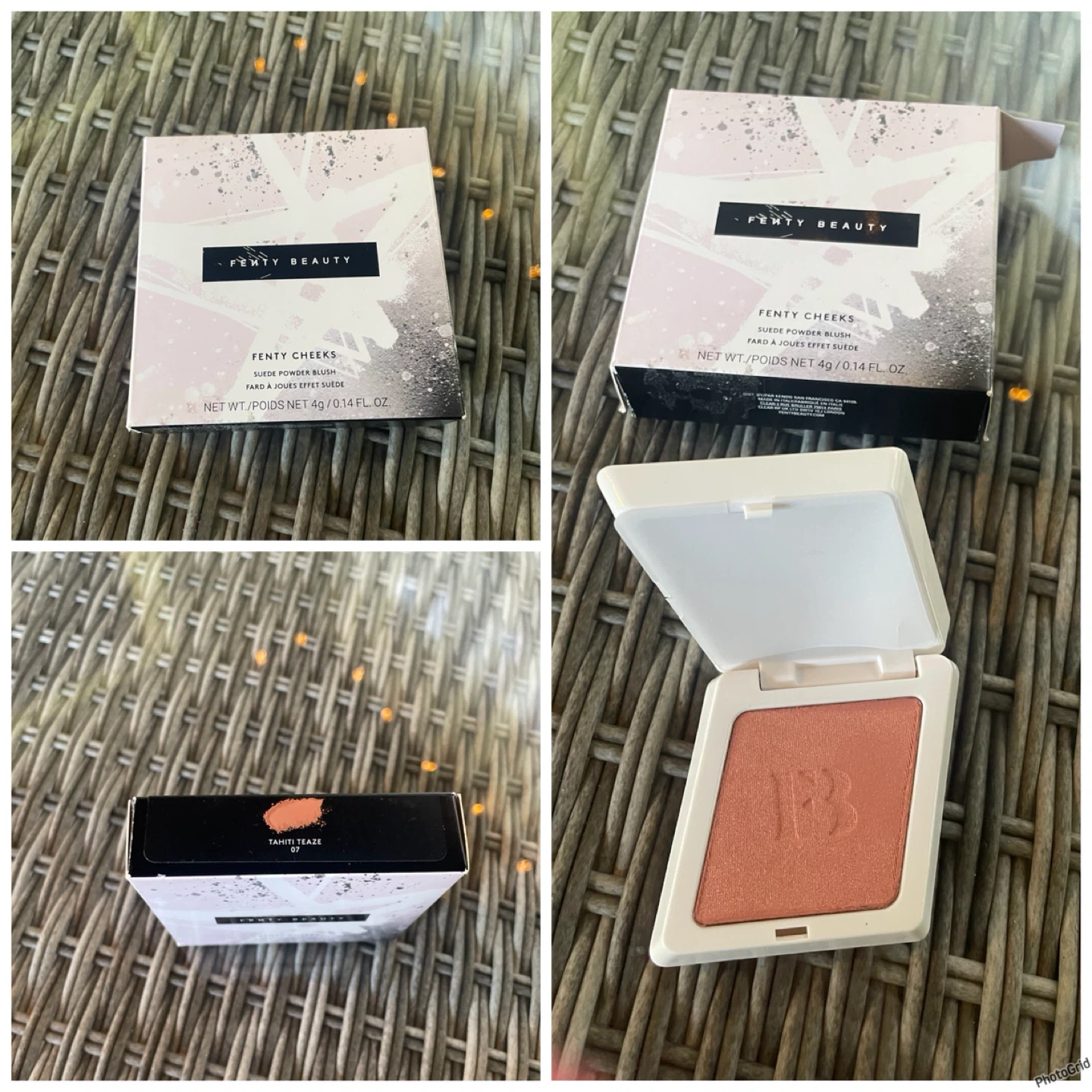 Fenty beauty Fenty cheeks suede powder blush.