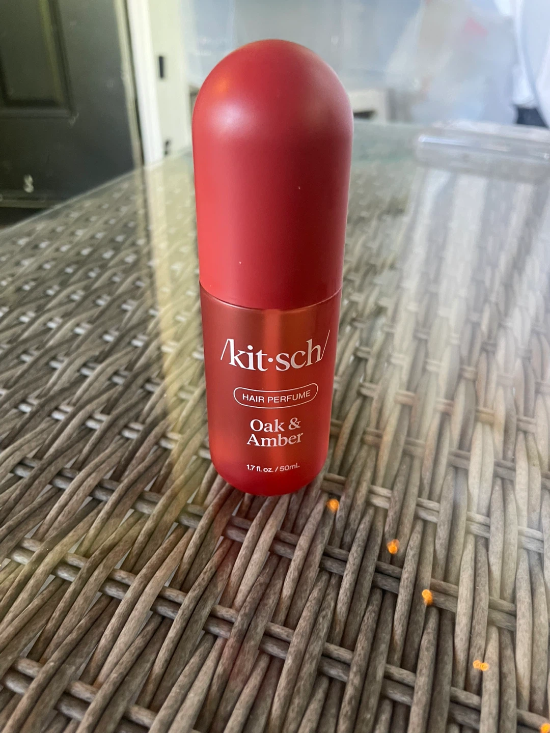 Kitsch Oak and amber hair perfume