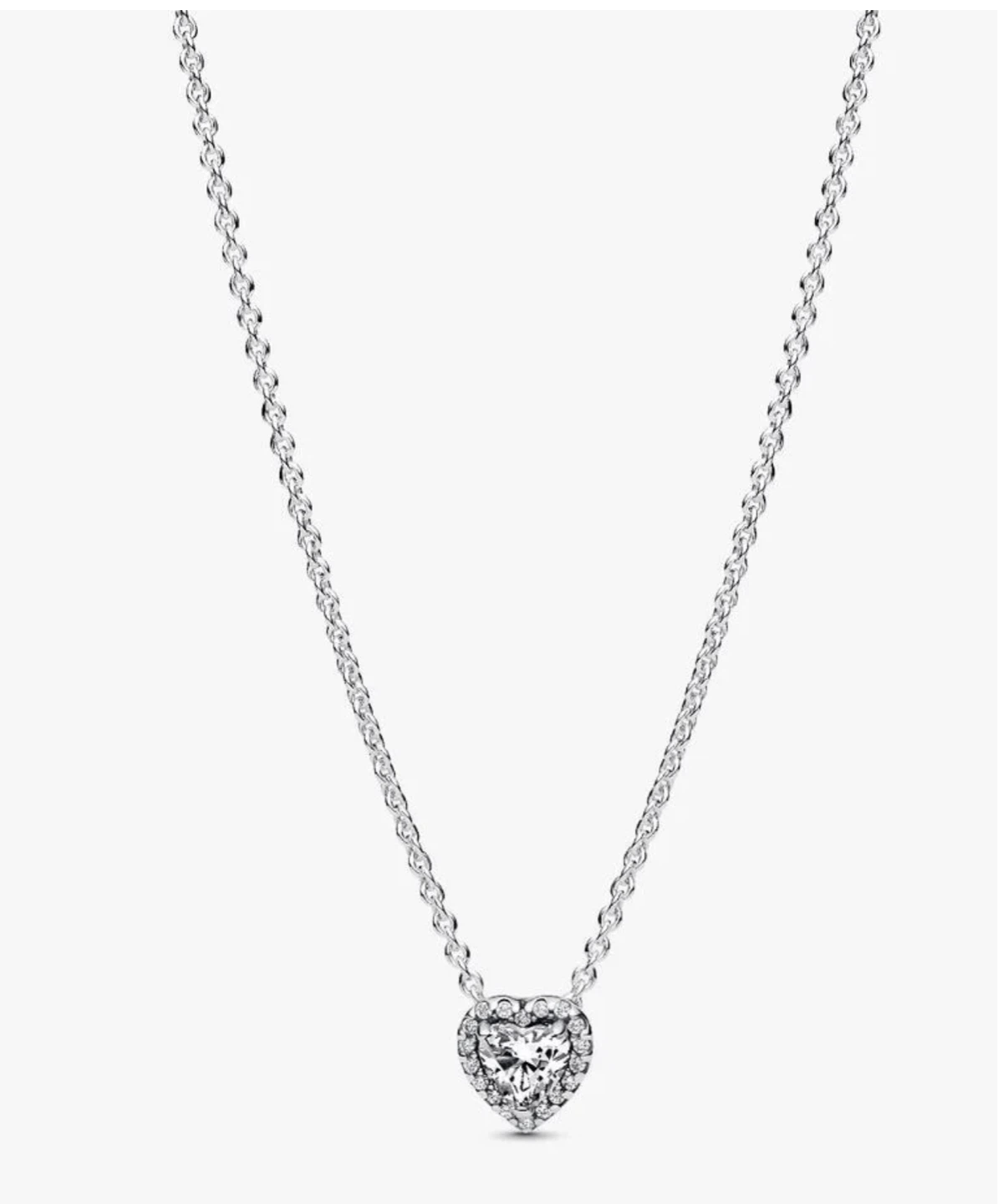 Pandora Elevated Heart Necklace and Stud Earrings Set - photo 3