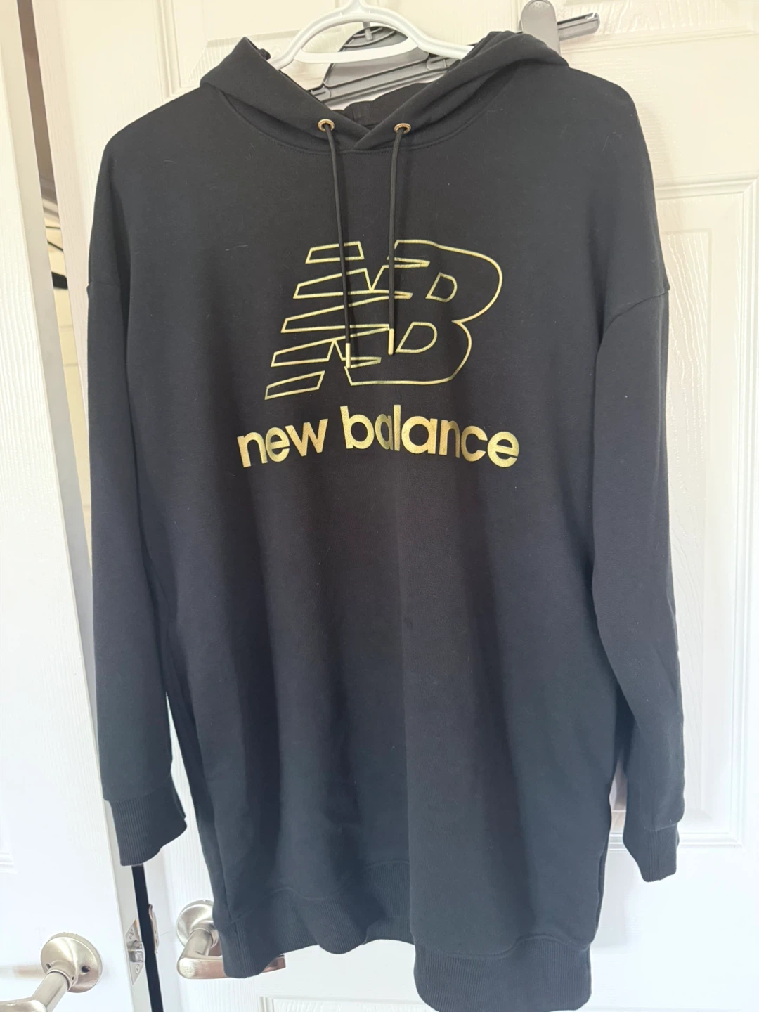 New Balance Black Hoodie Dress XS