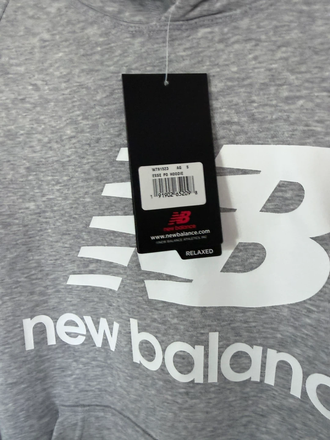 New Balance Grey Hoodie - Size Small - photo 2
