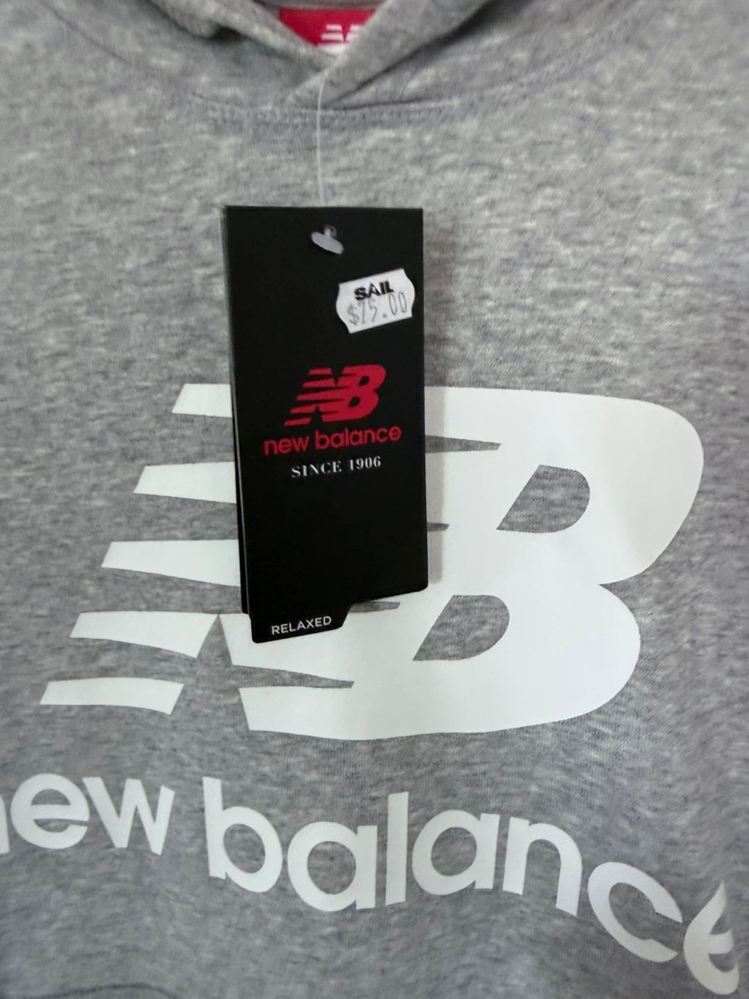 New Balance Grey Hoodie - Size Small - photo 3