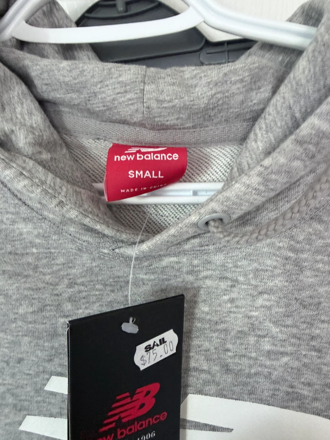 New Balance Grey Hoodie - Size Small - photo 4