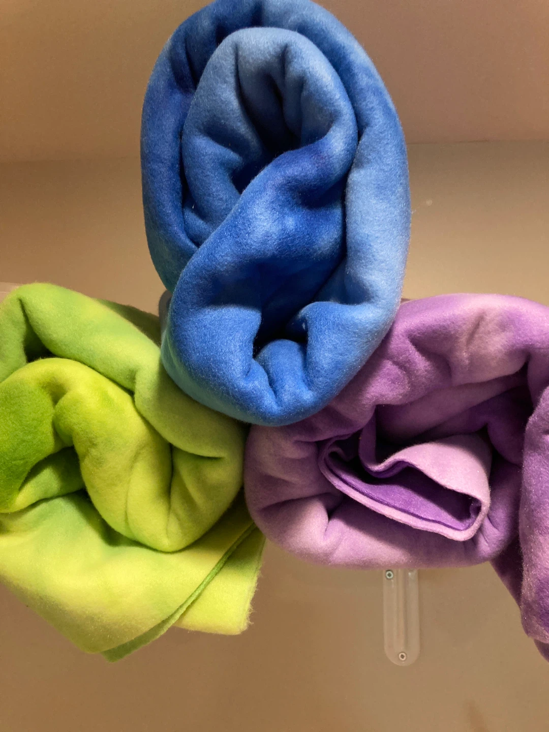 Tie-Dye Fleece Fabric (Set of 3)
