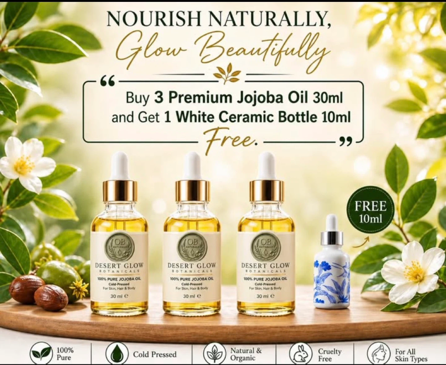 100% Pure Jojoba Oil - 30 ml - photo 2