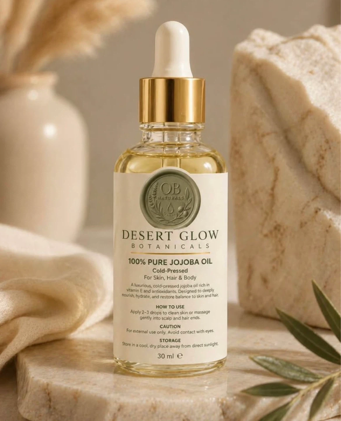 100% Pure Jojoba Oil - 30 ml