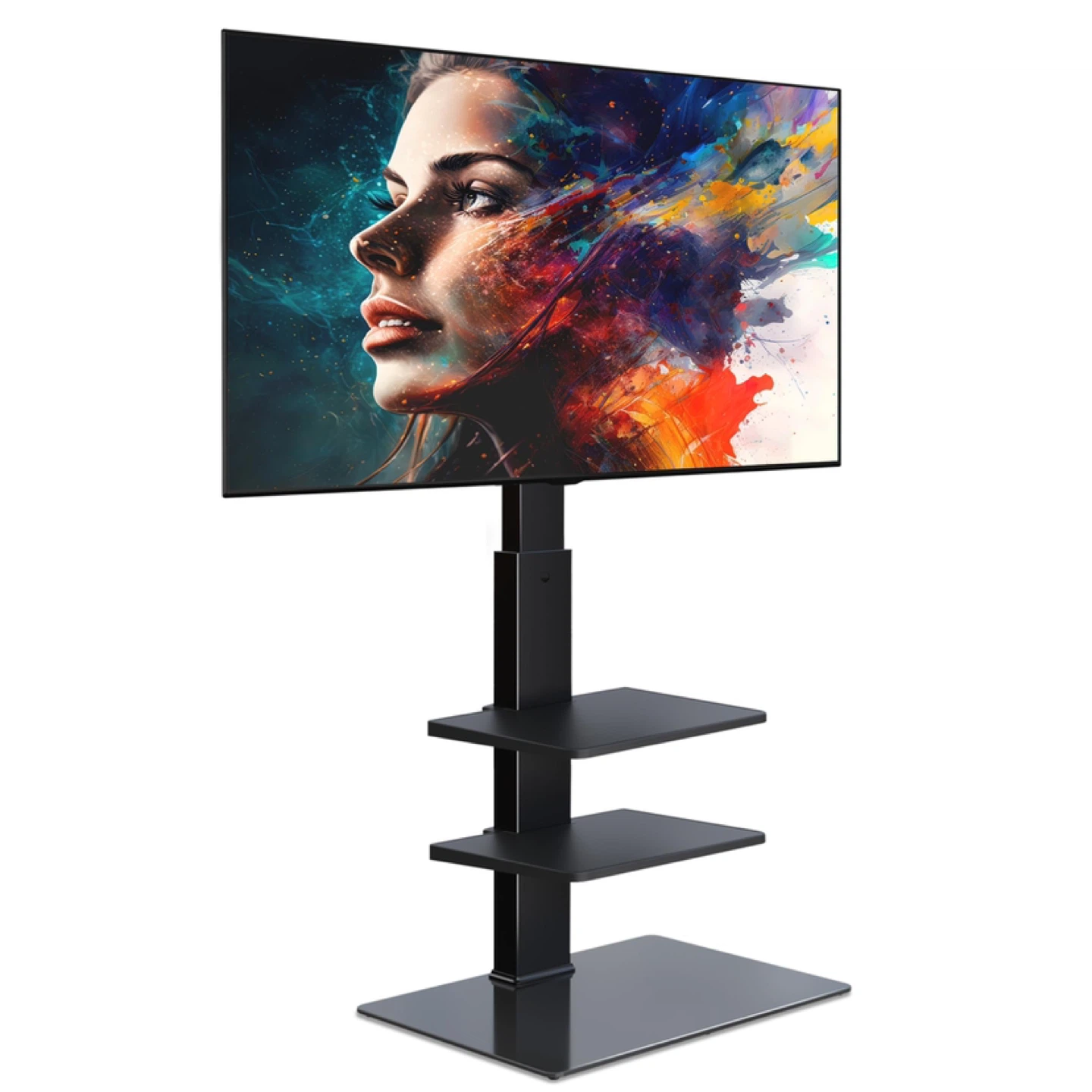 FITUEYES TV Stand for 32-70'' TVs up to 88 lbs