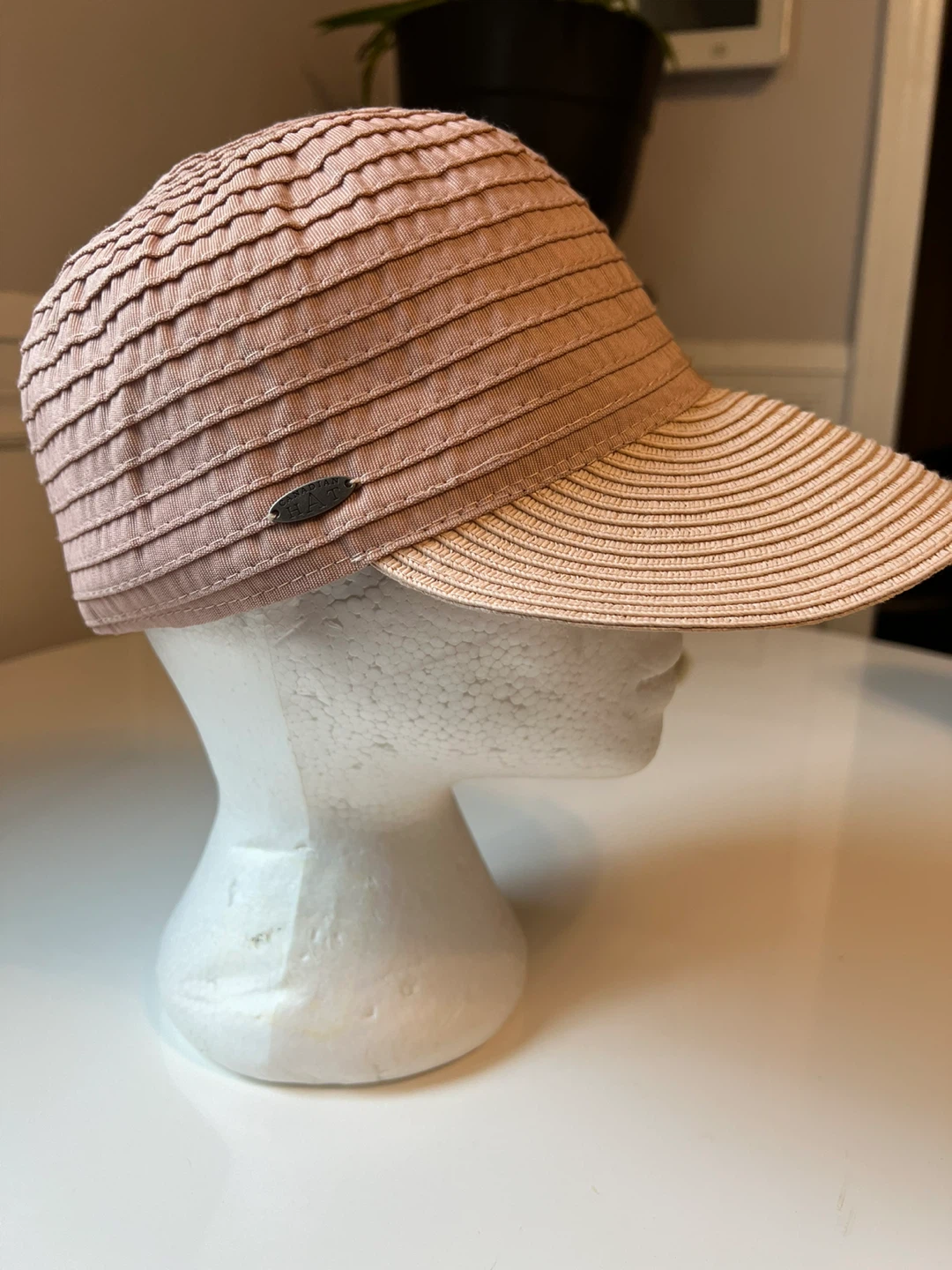 Women's Pink Straw Hat- Free w/ purchase (Read description)