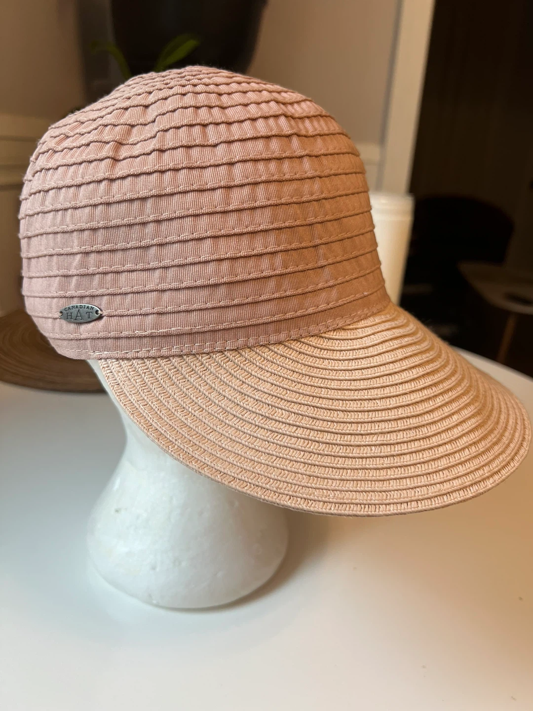 Women's Pink Straw Hat- Free w/ purchase (Read description) - photo 3