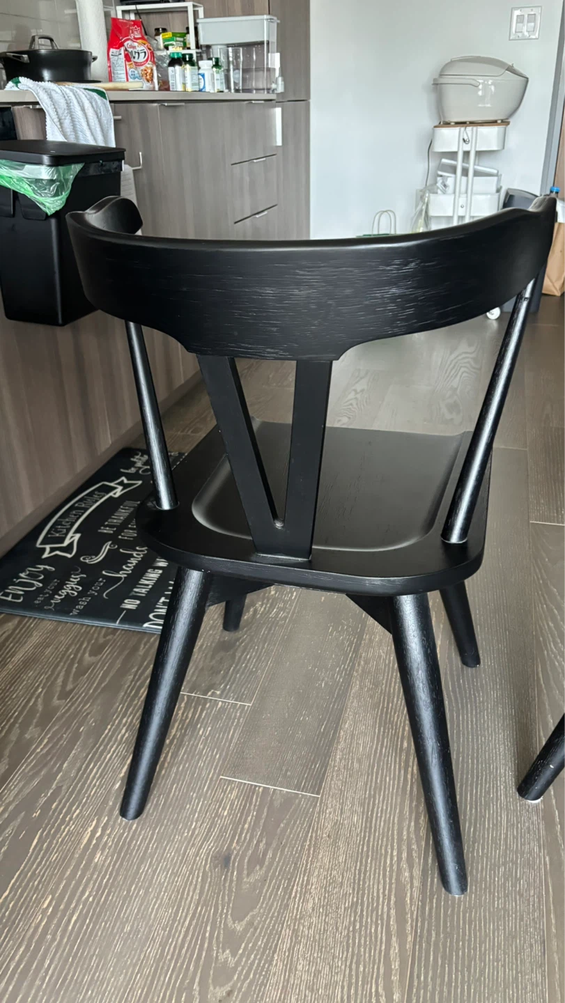 Urban Barn Tolbert Swivel Dining Chairs - photo 3