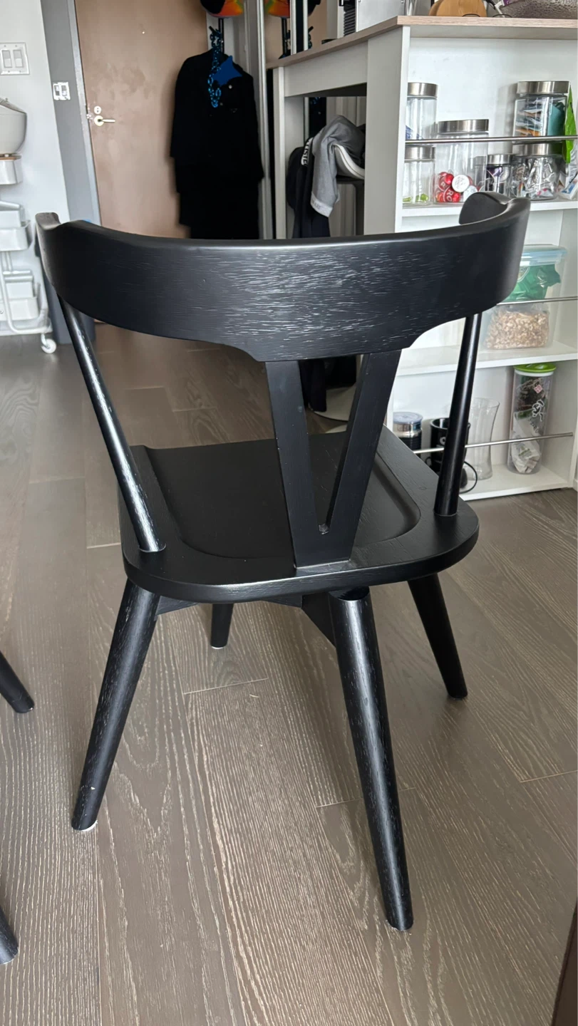 Urban Barn Tolbert Swivel Dining Chairs - photo 5