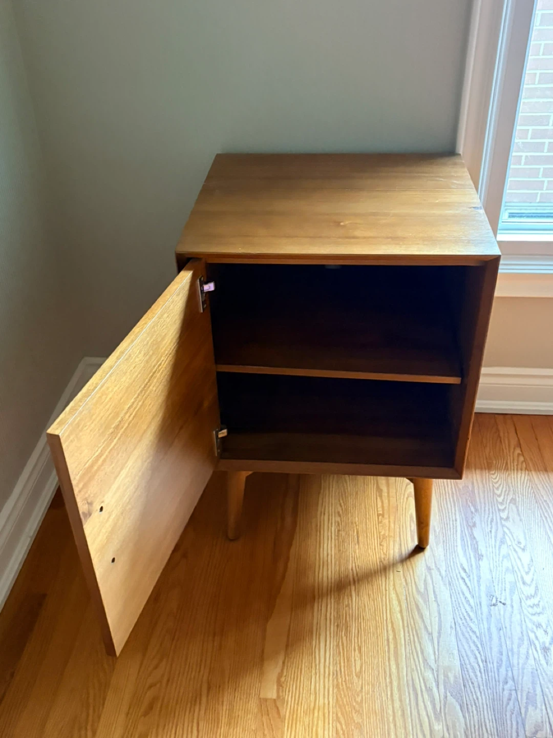 West Elm mid century MCM side cabinet / stereo - photo 3
