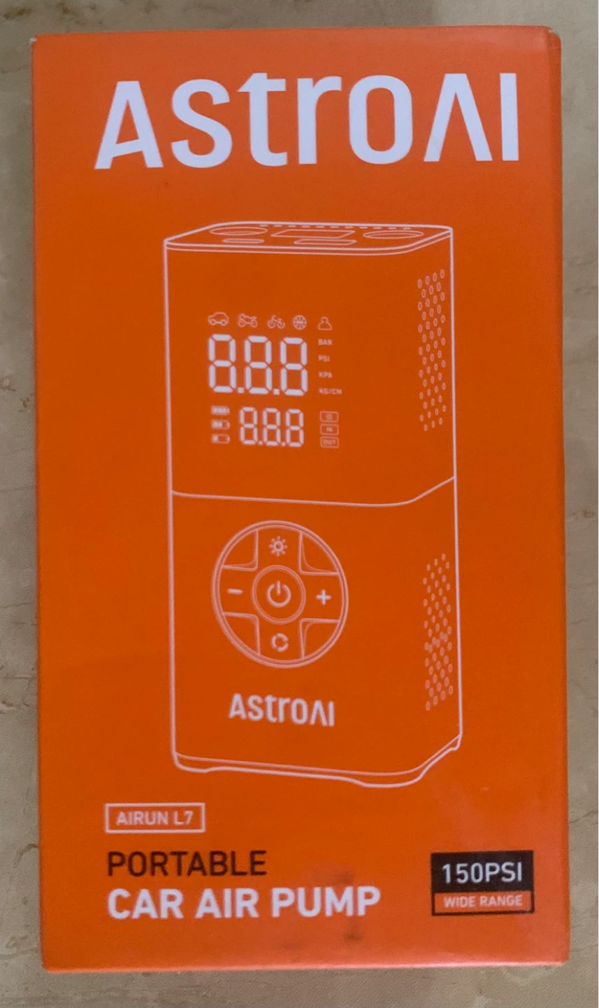 ASTROAI AIRUN L7 Portable Car Air Pump - 150PSI