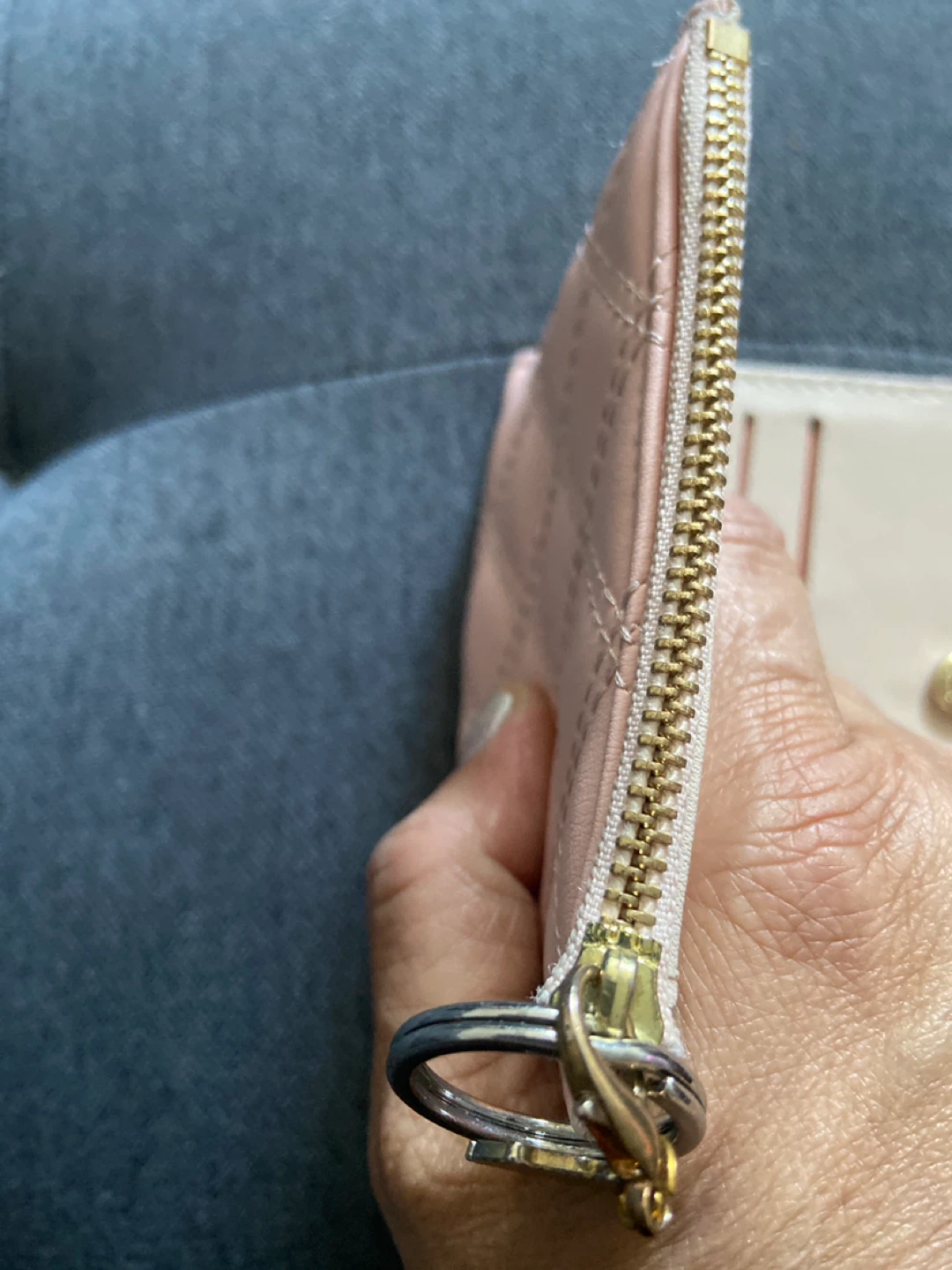 Pink Quilted Bifold Wallet - photo 5