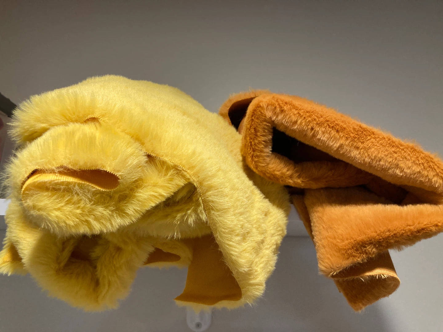 Fun fur -Yellow and Orange