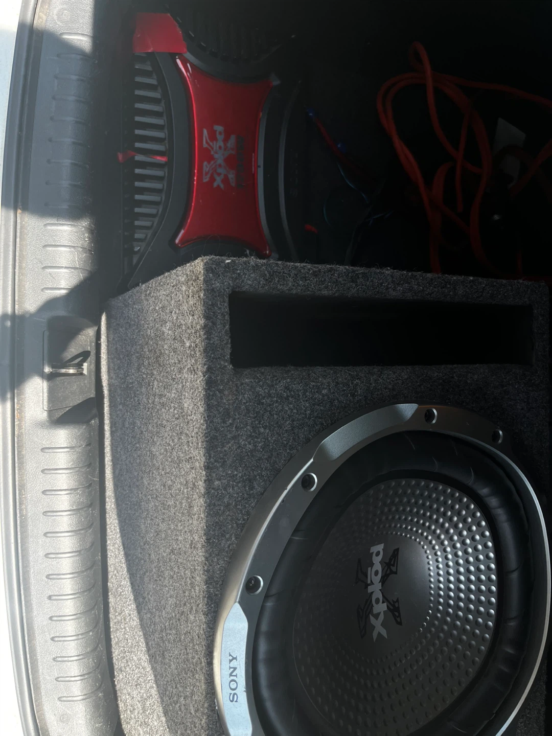 Sony Xplod Subwoofer and Amplifier