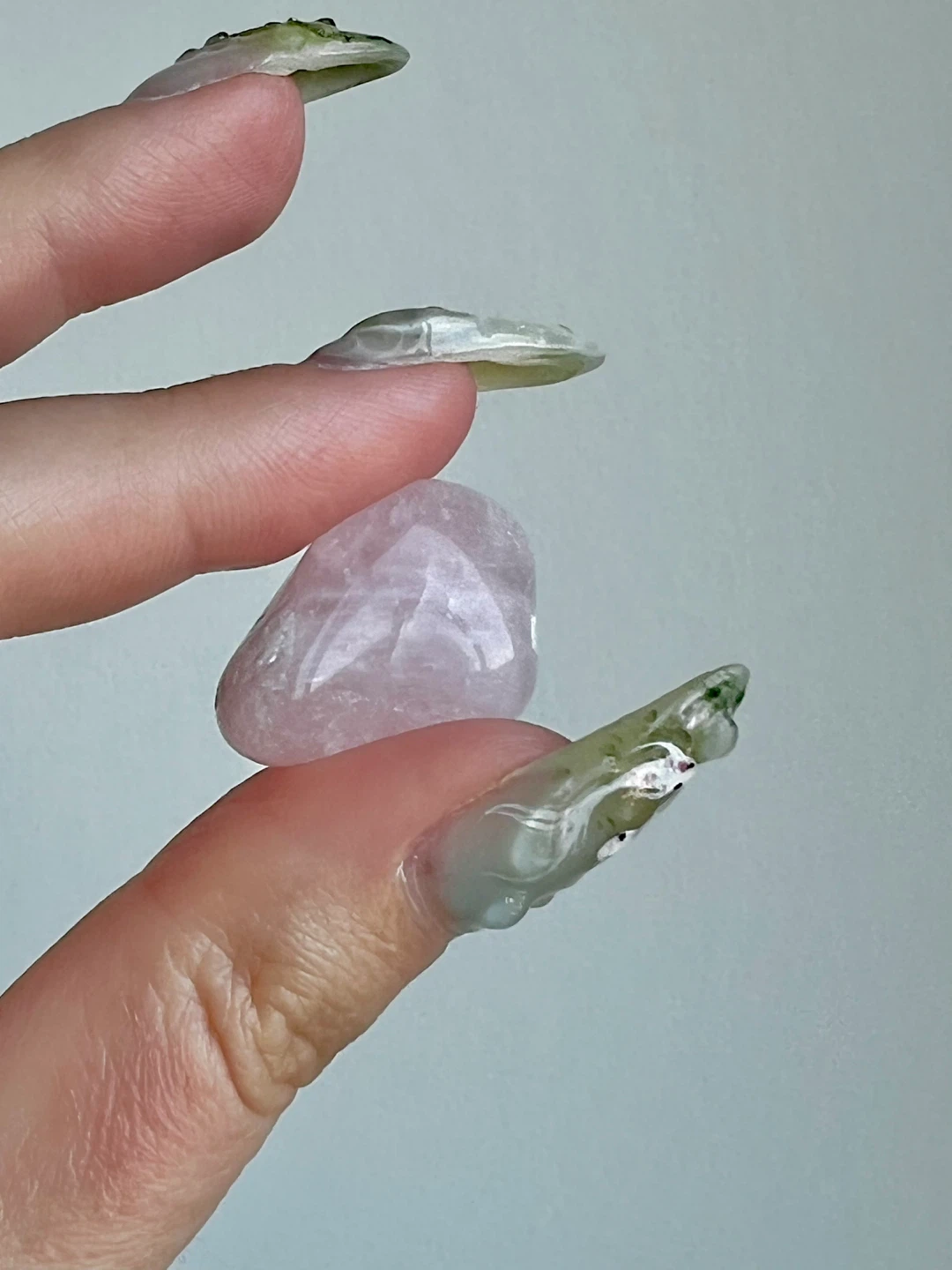 Tumbled Rose Quartz Crystal in pouch 💖